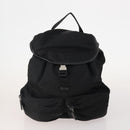 PRADA Backpack Nylon 2 Set Black Auth 174965-2