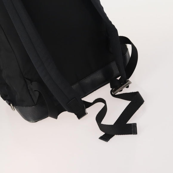 PRADA Backpack Nylon 2 Set Black Auth 174965