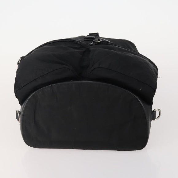 PRADA Backpack Nylon 2 Set Black Auth 174965