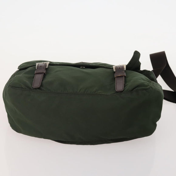 PRADA Shoulder Bag Nylon 5 Set Green Black Red Auth 174966