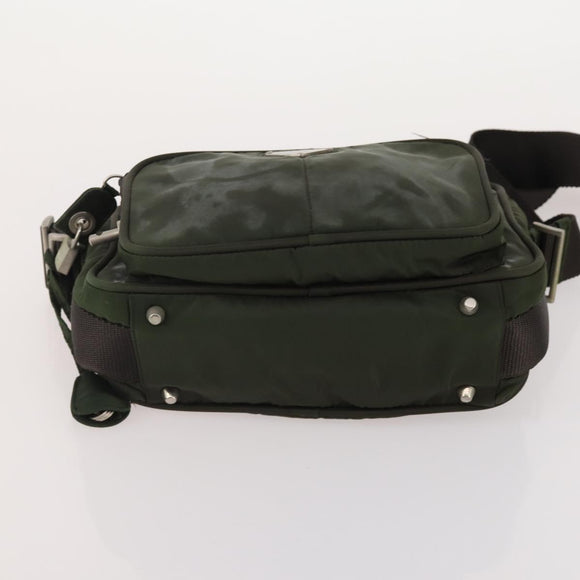 PRADA Shoulder Bag Nylon 5 Set Green Black Red Auth 174966