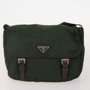 PRADA Shoulder Bag Nylon 5 Set Green Black Red Auth 174966-7