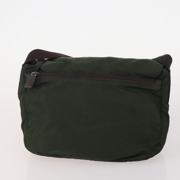 PRADA Shoulder Bag Nylon 5 Set Green Black Red Auth 174966