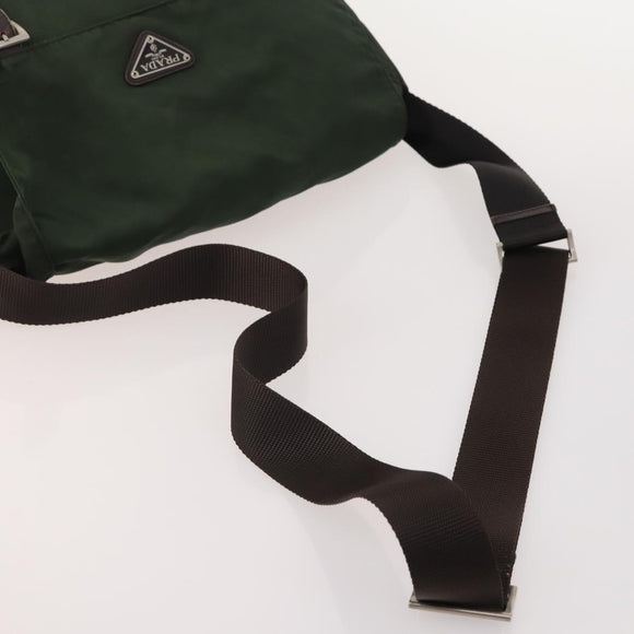 PRADA Shoulder Bag Nylon 5 Set Green Black Red Auth 174966