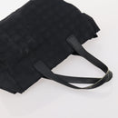 CHANEL New Travel line Tote Bag Nylon 5 Set Beige Black CC Auth 174969-20
