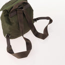 PRADA Backpack Nylon 5 Set Green Black Auth 174970-19