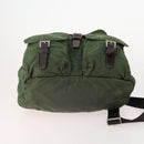 PRADA Backpack Nylon 5 Set Green Black Auth 174970-5