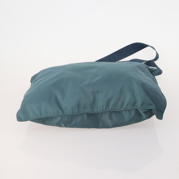 PRADA Hand Bag Nylon 5 Set Green Beige Red Auth 174971