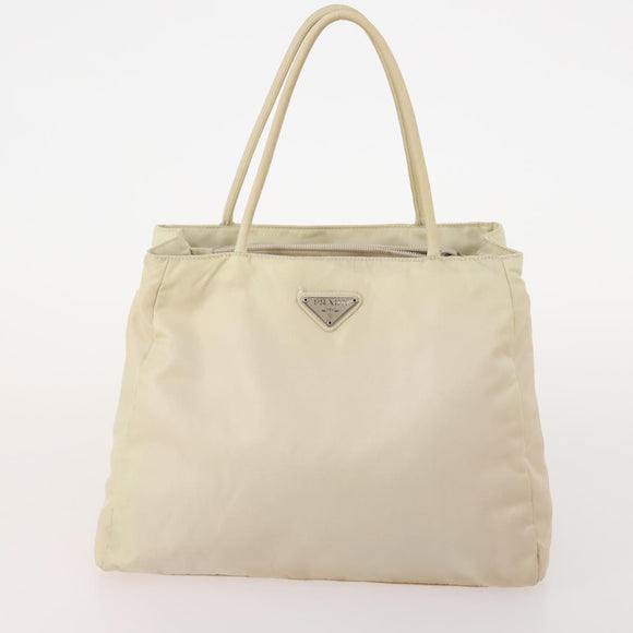 PRADA Hand Bag Nylon 5 Set Green Beige Red Auth 174971