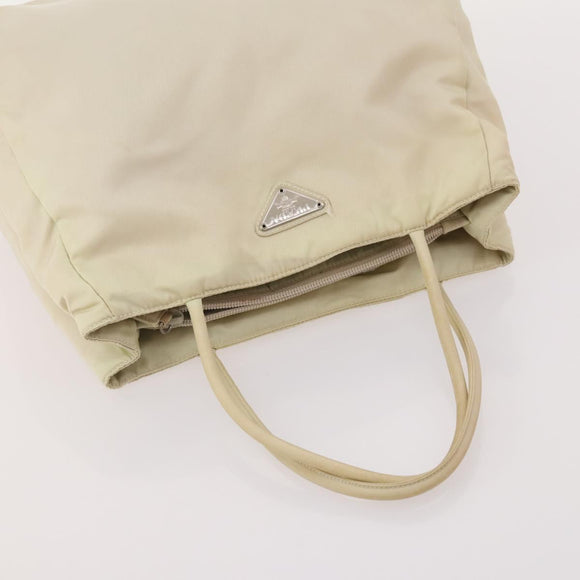 PRADA Hand Bag Nylon 5 Set Green Beige Red Auth 174971