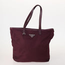 PRADA Hand Bag Nylon 5 Set Green Beige Red Auth 174971-2