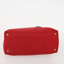 PRADA Hand Bag Nylon 5 Set Green Beige Red Auth 174971-20