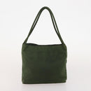 PRADA Hand Bag Nylon 5 Set Green Beige Red Auth 174971-23