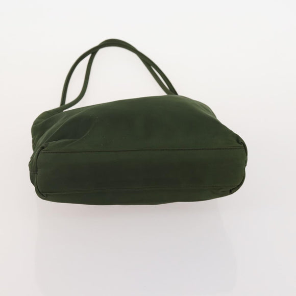 PRADA Hand Bag Nylon 5 Set Green Beige Red Auth 174971