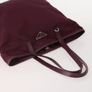 PRADA Hand Bag Nylon 5 Set Green Beige Red Auth 174971-4