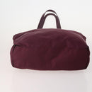 PRADA Hand Bag Nylon 5 Set Green Beige Red Auth 174971-5