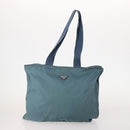 PRADA Hand Bag Nylon 5 Set Green Beige Red Auth 174971-7