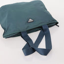 PRADA Hand Bag Nylon 5 Set Green Beige Red Auth 174971-9