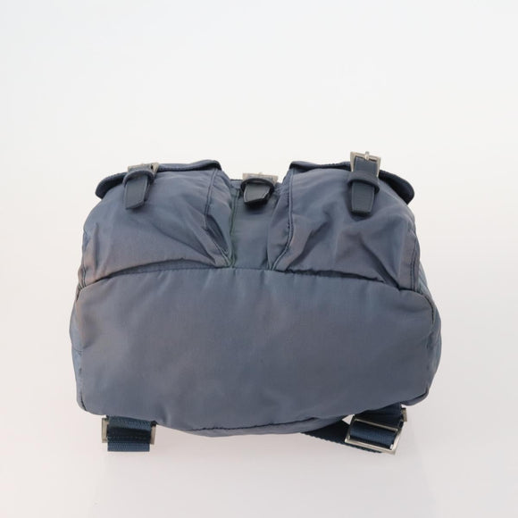 PRADA Backpack Nylon 5 Set Green Beige blue Auth 174972