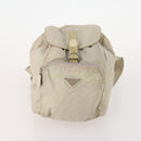 PRADA Backpack Nylon 5 Set Green Beige blue Auth 174972-22