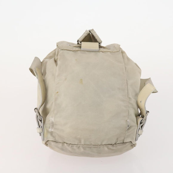 PRADA Backpack Nylon 5 Set Green Beige blue Auth 174972