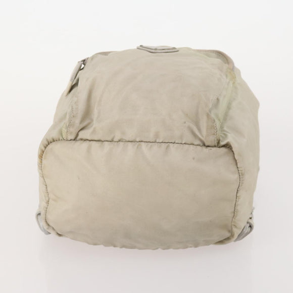 PRADA Backpack Nylon 5 Set Green Beige blue Auth 174972