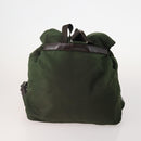 PRADA Backpack Nylon 5 Set Green Beige blue Auth 174972-3