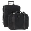 PRADA Kofferraum Nylon 2er Set Schwarz Auth 174973-1