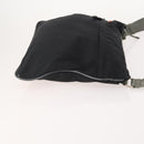 PRADA Shoulder Bag Nylon Velour 4 Set Black Green Auth 174976-4