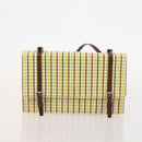 PRADA Shoulder Bag Canvas Leather 5 Set Black White Brown Auth 174978-15