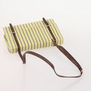 PRADA Shoulder Bag Canvas Leather 5 Set Black White Brown Auth 174978-17