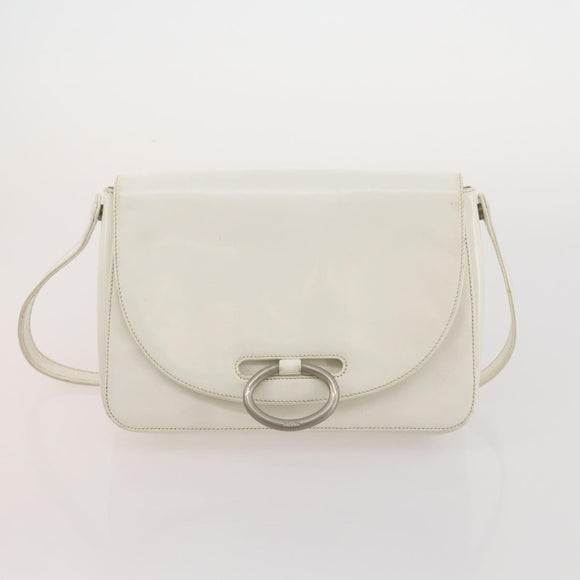 PRADA Shoulder Bag Canvas Leather 5 Set Black White Brown Auth 174978