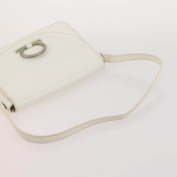 PRADA Shoulder Bag Canvas Leather 5 Set Black White Brown Auth 174978