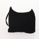 PRADA Shoulder Bag Canvas Leather 5 Set Black White Brown Auth 174978-26