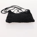 PRADA Shoulder Bag Canvas Leather 5 Set Black White Brown Auth 174978-28