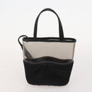 PRADA Shoulder Bag Canvas Leather 5 Set Black White Brown Auth 174978-8
