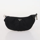 PRADA Vanity Hand Bag Nylon 4 Set Black Red Auth 174980-20