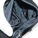 PRADA Vanity Hand Bag Nylon 4 Set Black Red Auth 174980-25