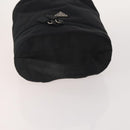 PRADA Vanity Hand Bag Nylon 4 Set Black Red Auth 174980-5