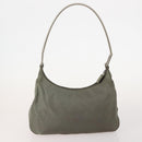 PRADA Hand Bag Nylon 5 Set Beige Green Auth 174981-13