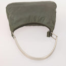 PRADA Hand Bag Nylon 5 Set Beige Green Auth 174981-14