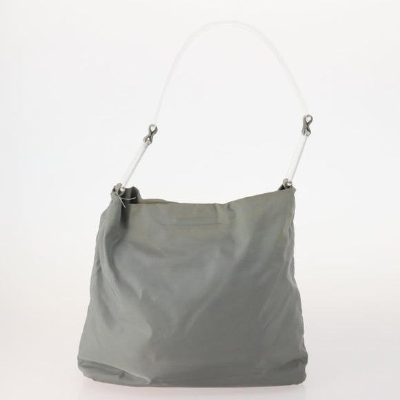 PRADA Hand Bag Nylon 5 Set Beige Green Auth 174981