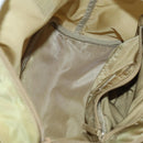 PRADA Hand Bag Nylon 5 Set Beige Green Auth 174981-21