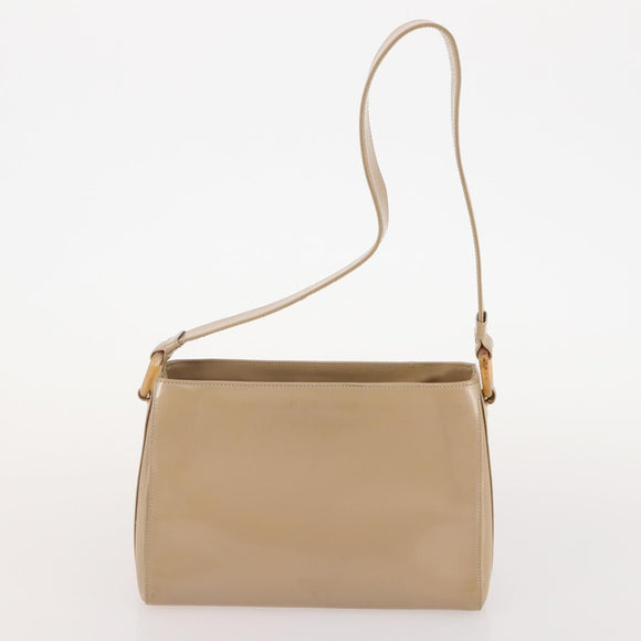 PRADA Hand Bag Nylon 5 Set Beige Green Auth 174981