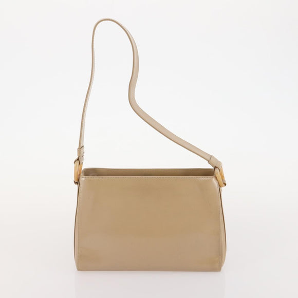 PRADA Hand Bag Nylon 5 Set Beige Green Auth 174981