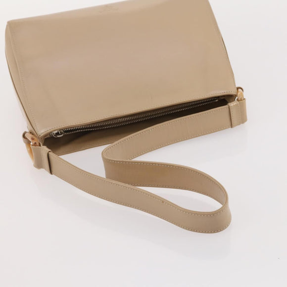 PRADA Hand Bag Nylon 5 Set Beige Green Auth 174981