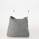 PRADA Hand Bag Nylon 5 Set Beige Green Auth 174981-3