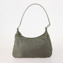 PRADA Hand Bag Nylon 5 Set Beige Green Auth 174981-7