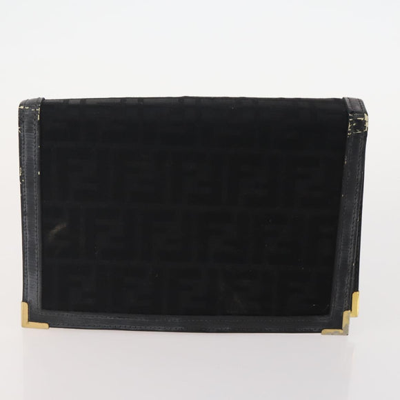 FENDI Dior Zucca Canvas Zucchino Canvas Bag 5 Set Brown Black Red Auth 174983