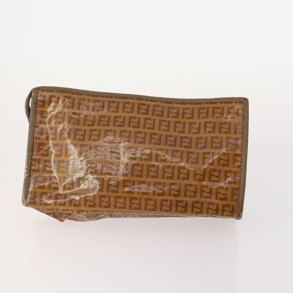 FENDI Dior Zucca Canvas Zucchino Canvas Bag 5 Set Brown Black Red Auth 174983